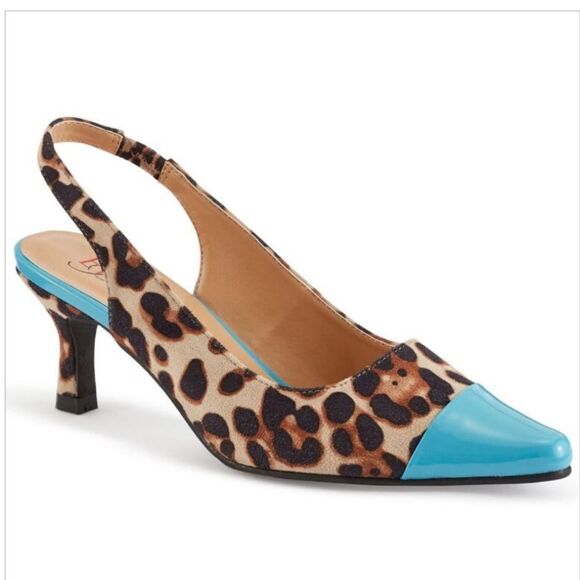 BRAND NEW WILD ABOUT COLOR SLINGBACK BY EY BOUTIQUE STYLISH SLINGBACKS SHOES - Picture 1 of 14